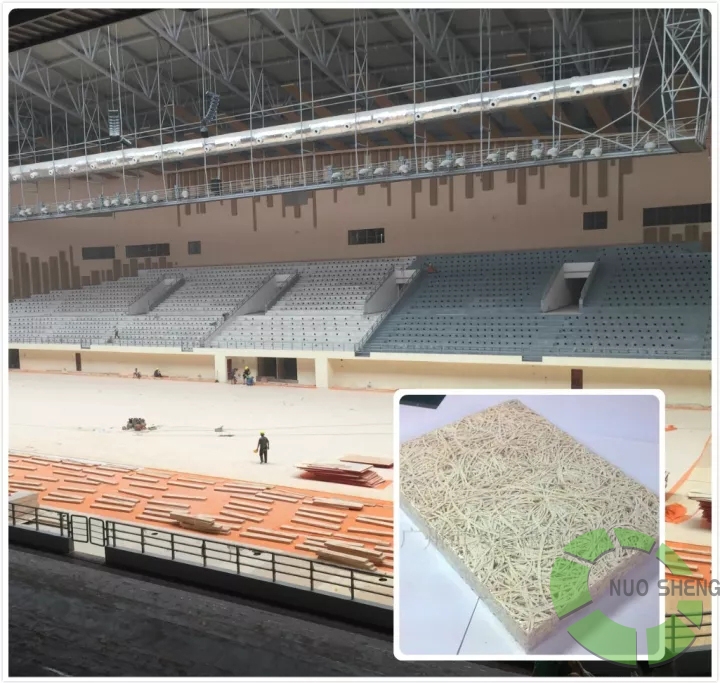 體育館聲學設計-木絲吸音板