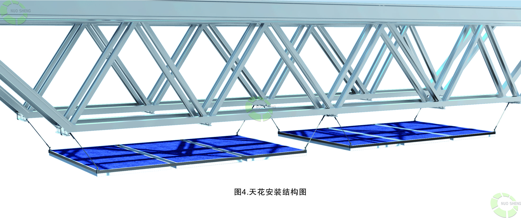 天花安裝結構圖